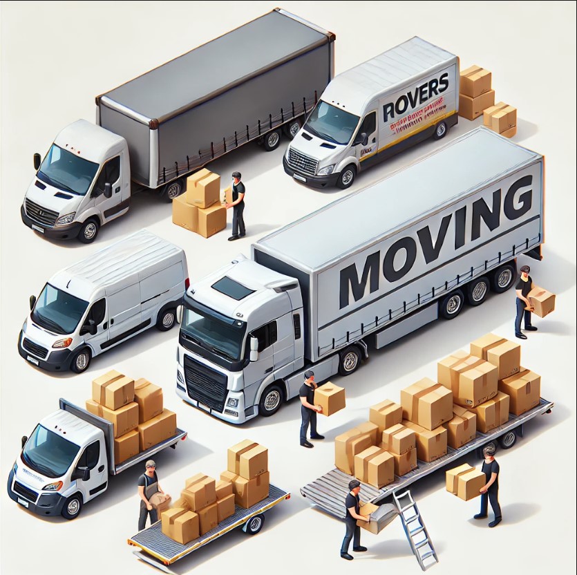 Nakliye Araçları için hazırlanmış nakliye araç tiplerini gösteren görsel